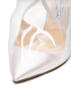 Women Off-White C/O Jimmy Choo Claire 100 Satin Pumps 9 Women Off-White C/O Jimmy Choo Claire 100 Satin Pumps -Off-White 12575556 12598479 1000