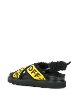 Women Off-White Logo Strapped Sandals -Off-White 13074766 21500984 1000