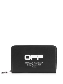 Women Off-White Zip-around Continental Wallet