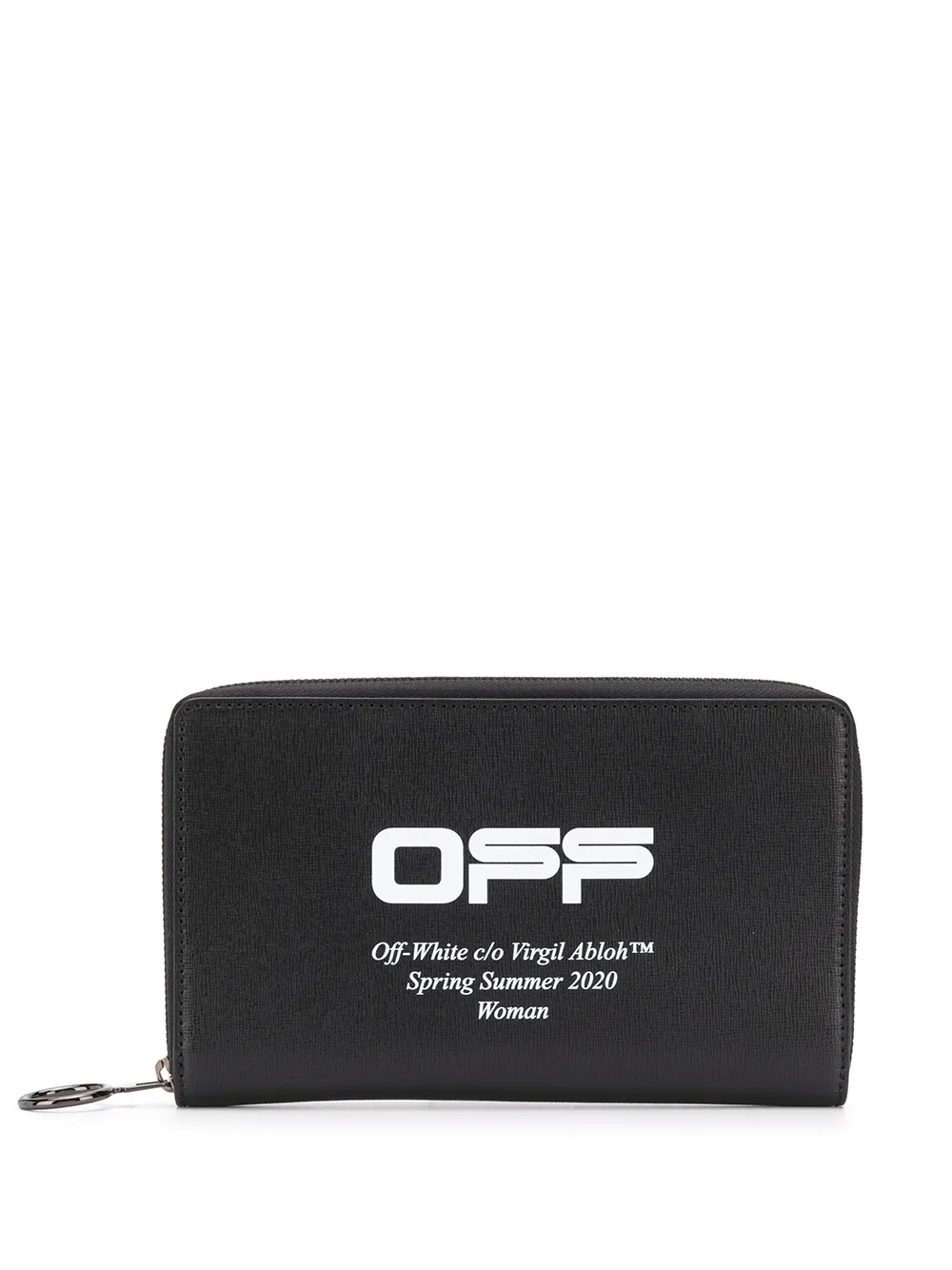 Women Off-White Zip-around Continental Wallet 1 Women Off-White Zip-around Continental Wallet