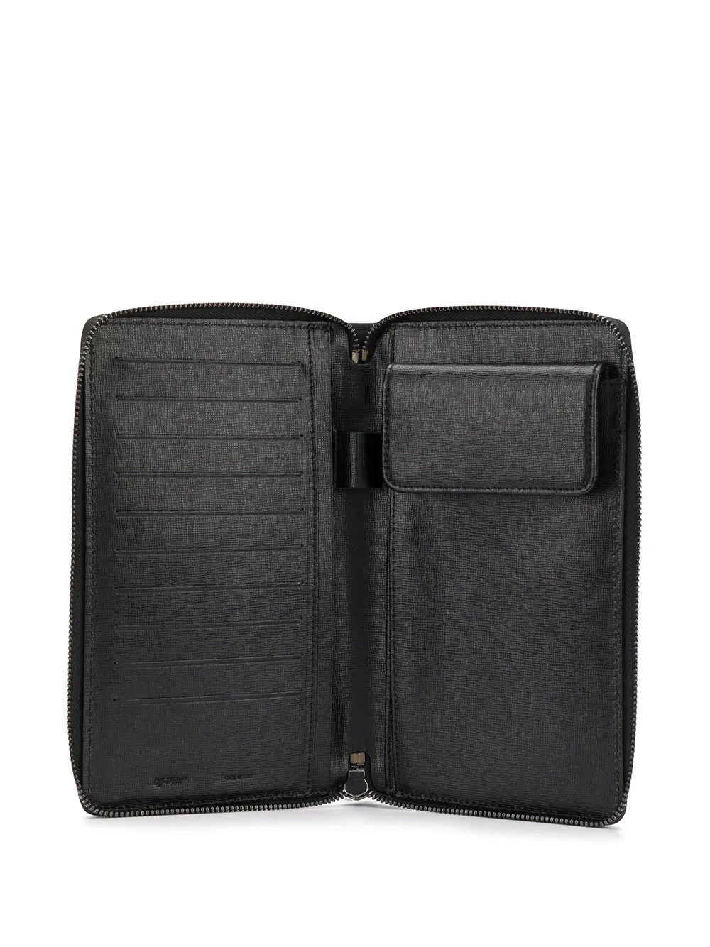 Women Off-White Zip-around Continental Wallet 3 Women Off-White Zip-around Continental Wallet - Image 3