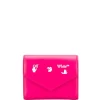 Women Off-White Logo Tri-fold Wallet