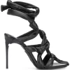 Women Off-White Knotted Strappy Sandals