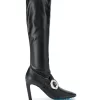 Women Off-White Buckle-detail Over-the-knee Boots