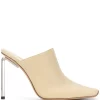Women Off-White Allen Square-toe Mules