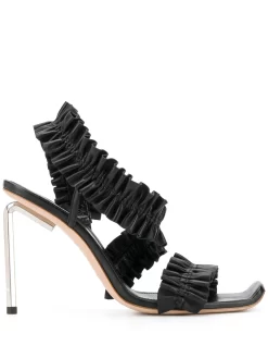 Women Off-White Allan Ruffle Sandals