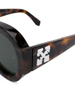 Women Off-White Oversized Pilot Sunglasses -Off-White 15284435 29261881 1000