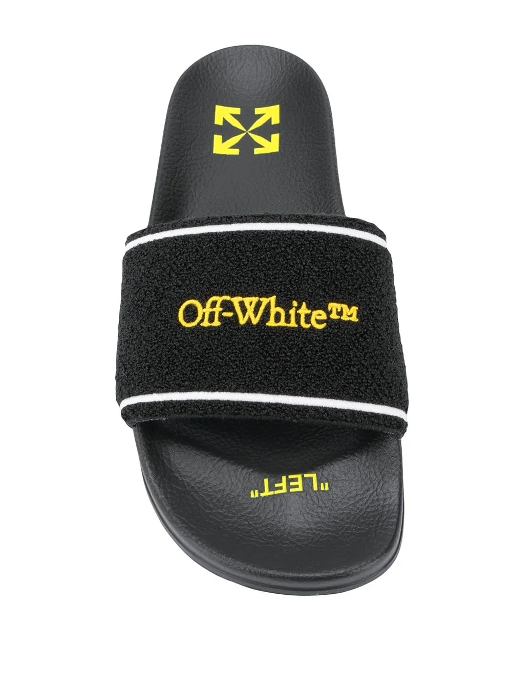 Men Off-White Logo-print Slide Sandals 4 Men Off-White Logo-print Slide Sandals - Image 4