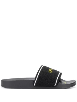 Men Off-White Logo-print Slide Sandals