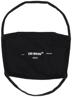 Women Off-White Logo-print Face Mask