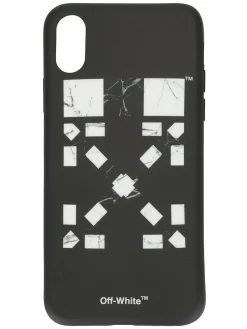 Women Off-White X Vancouver Marble Arrows IPhone X Case