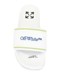Men Off-White Logo-print Pool Slides -Off-White 15573229 28322896 1000
