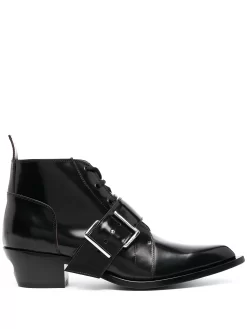 Men Off-White Side Buckle-detail Boots