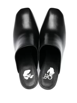 Women Off-White Allen Square-toe Sabot Mules -Off-White 16047637 31108761 1000