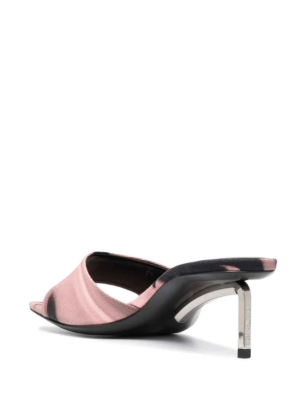 Women Off-White Liquid Melt 60mm Mules 3 Women Off-White Liquid Melt 60mm Mules - Image 3