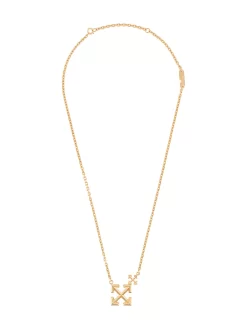 Women Off-White Double Arrows Logo Necklace