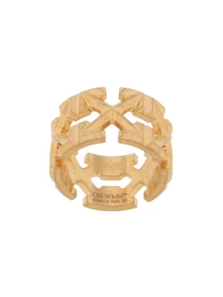 Women Off-White Arrows-motif Brass Ring