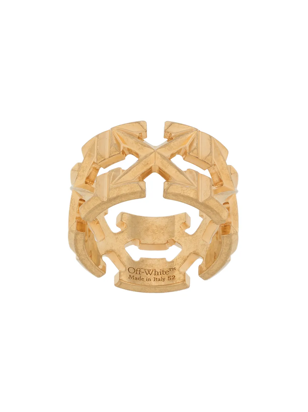Women Off-White Arrows-motif Brass Ring 1 Women Off-White Arrows-motif Brass Ring