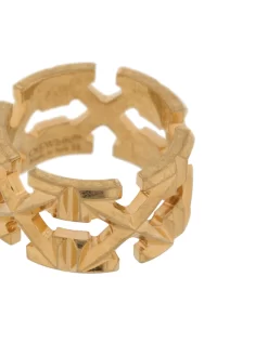 Women Off-White Arrows-motif Brass Ring 5 Women Off-White Arrows-motif Brass Ring -Off-White 16050106 30367416 1000
