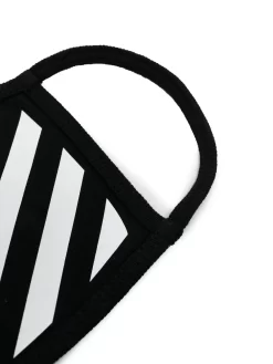 Women Off-White Diag-print Face Mask -Off-White 16497610 32045329 1000