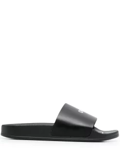 Women Off-White Logo-print Arrow Slides