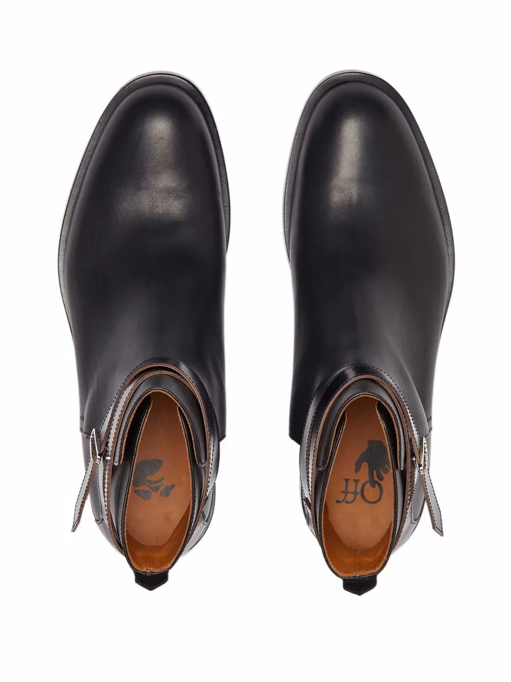 Men Off-White Paperclip Detail Ankle Boots 4 Men Off-White Paperclip Detail Ankle Boots - Image 4