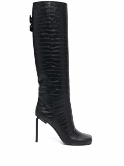 Women Off-White Allen Embossed Knee Boots