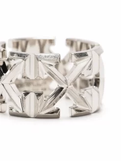 Women Off-White Signature Arrows-motif Ring -Off-White 16868523 33688263 1000