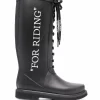 Women Off-White Slogan-print Rubber Boots