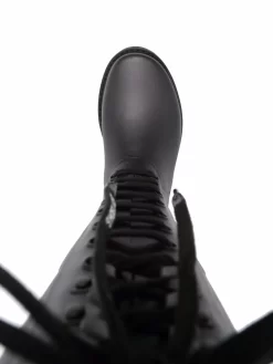 Women Off-White Slogan-print Rubber Boots -Off-White 16868560 36400816 1000