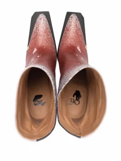 Women Off-White Paint Splatter Stiletto Boots -Off-White 16972084 33889114 1000