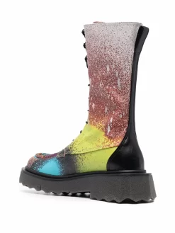 Women Off-White Sponge Paint Splatter-effect Boots 6 Women Off-White Sponge Paint Splatter-effect Boots -Off-White 16977316 33896508 1000