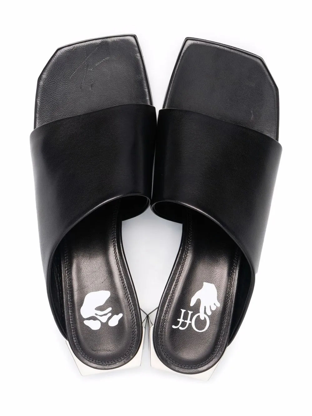 Women Off-White Block-heel 60mm Mules 4 Women Off-White Block-heel 60mm Mules - Image 4