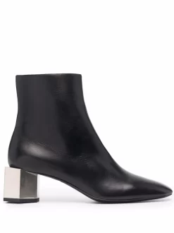 Women Off-White Block-heel Ankle Boots