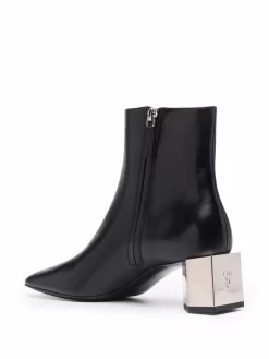 Women Off-White Block-heel Ankle Boots -Off-White 17295492 35677485 1000