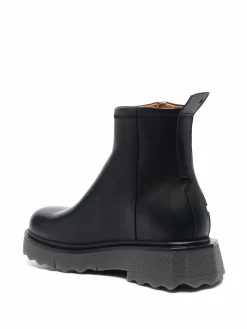 Men Off-White Zip-fastening Sponge Ankle Boots 6 Men Off-White Zip-fastening Sponge Ankle Boots -Off-White 17340279 35790803 1000