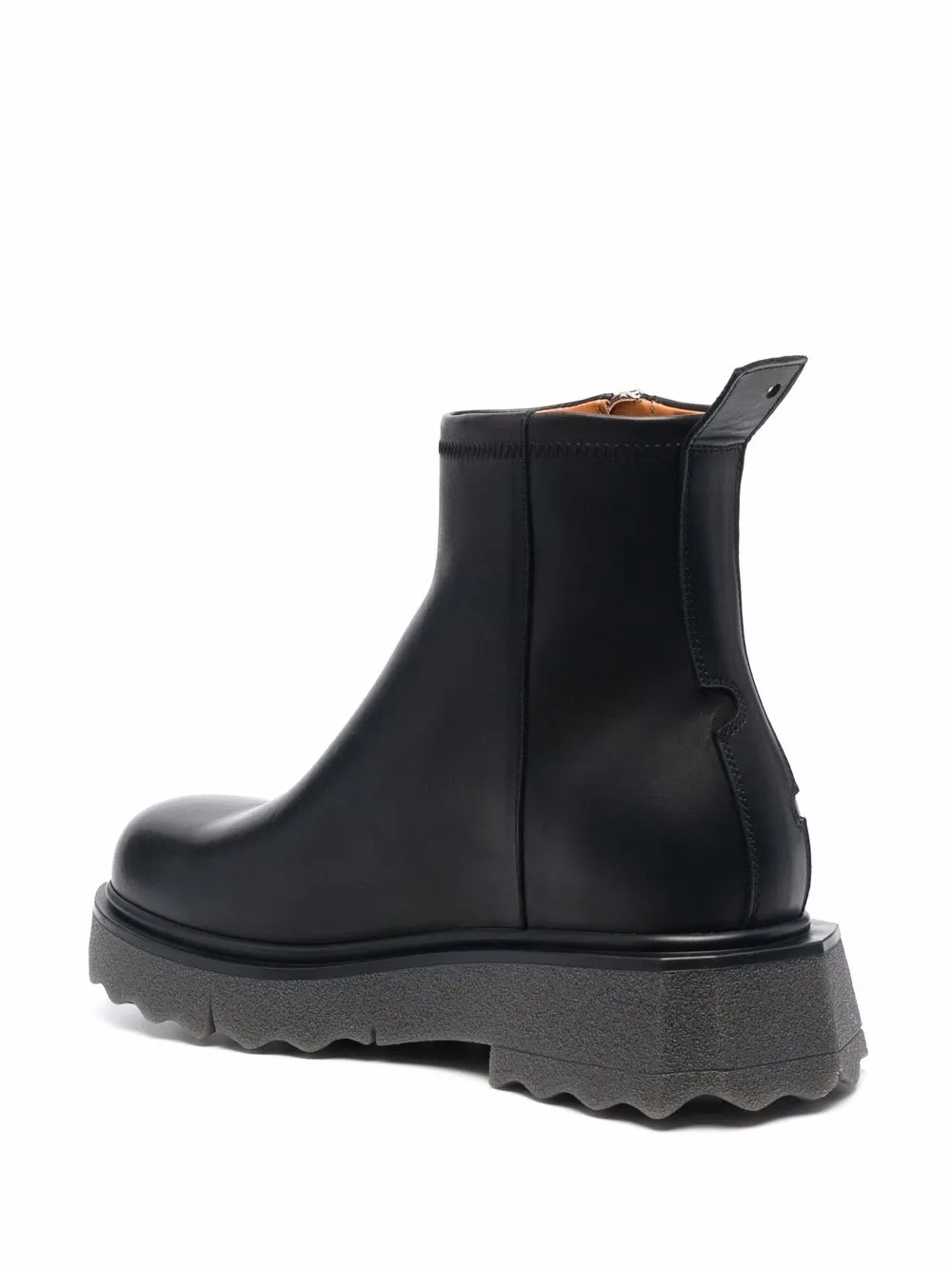 Men Off-White Zip-fastening Sponge Ankle Boots 3 Men Off-White Zip-fastening Sponge Ankle Boots - Image 3