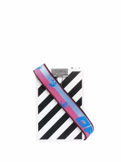 Women Off-White Diag Stripe Phone Bag