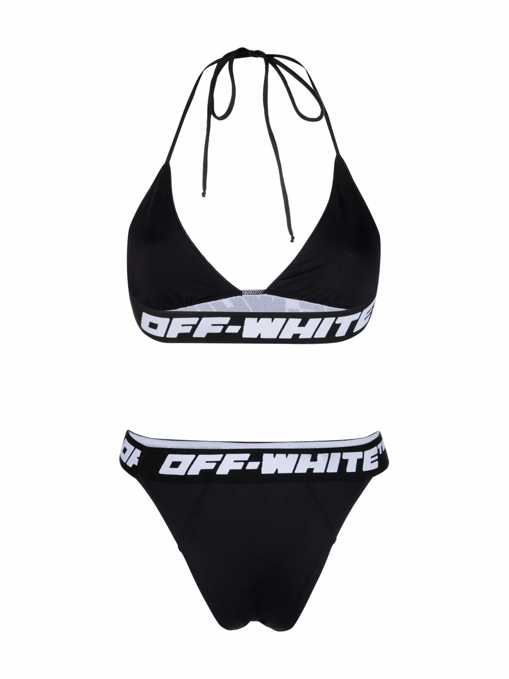 Women Off-White Logo-band Bikini Set 2 Women Off-White Logo-band Bikini Set - Image 2