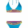 Women Off-White Logo-band Triangle Bikini