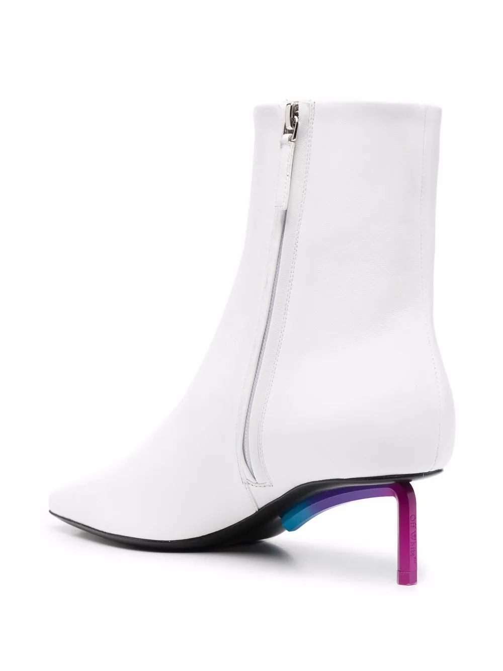 Women Off-White Allen Square-toe Ankle Boots 3 Women Off-White Allen Square-toe Ankle Boots - Image 3