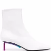 Women Off-White Allen Square-toe Ankle Boots
