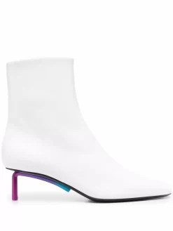 Women Off-White Allen Square-toe Ankle Boots