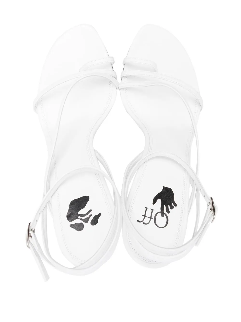 Women Off-White Allen Strappy Sandals 4 Women Off-White Allen Strappy Sandals - Image 4
