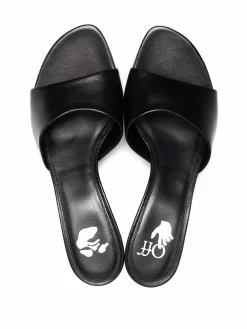 Women Off-White Allen Metallic Heel Mules 7 Women Off-White Allen Metallic Heel Mules -Off-White 17590502 38411862 1000