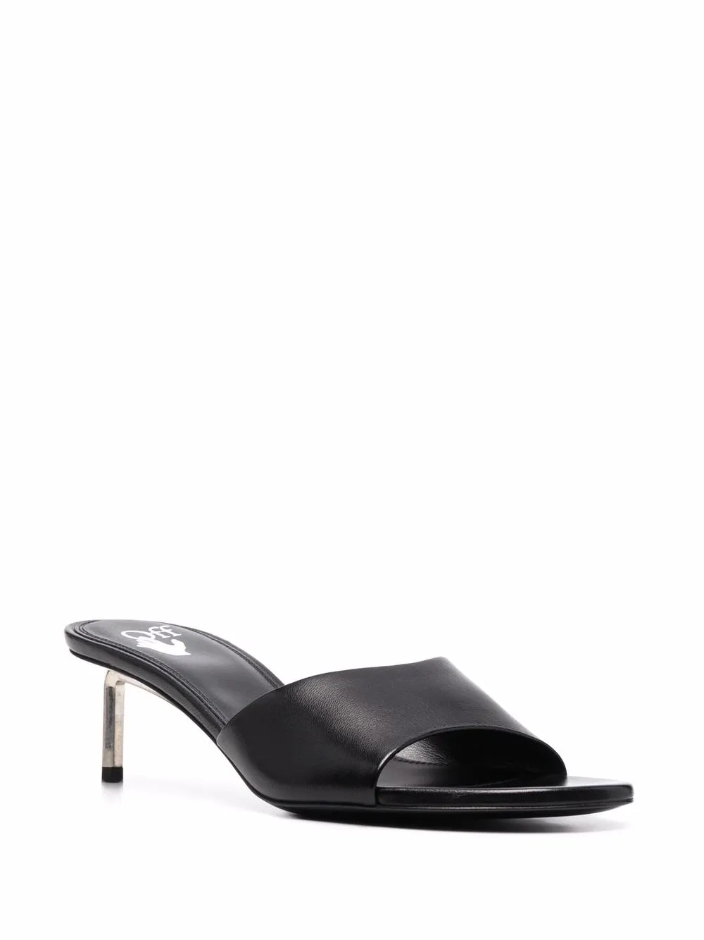 Women Off-White Allen Metallic Heel Mules 2 Women Off-White Allen Metallic Heel Mules - Image 2