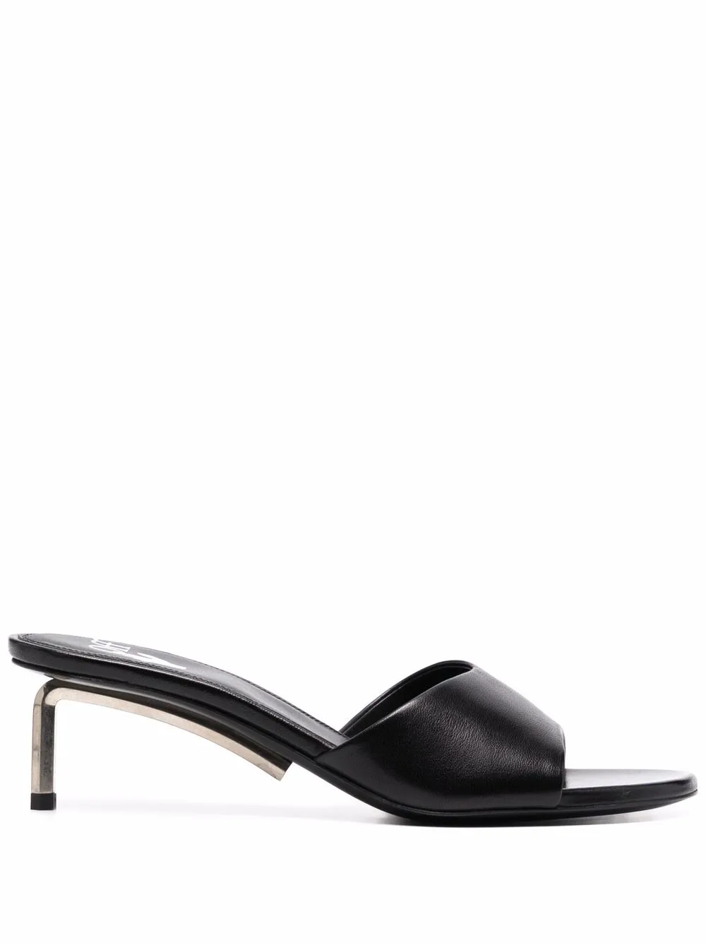 Women Off-White Allen Metallic Heel Mules 1 Women Off-White Allen Metallic Heel Mules