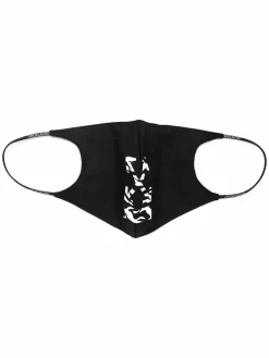 Women Off-White Arrow Zebra-print Face Mask