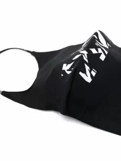 Women Off-White Arrow Zebra-print Face Mask -Off-White 17590622 38406786 1000