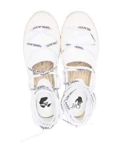 Women Off-White Logo-print Espadrilles -Off-White 17590774 39806868 1000